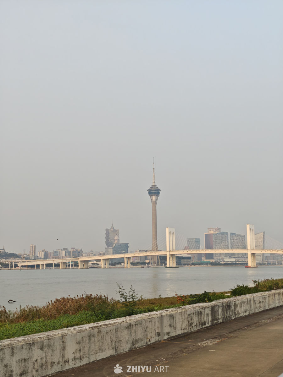 城市水岸风光