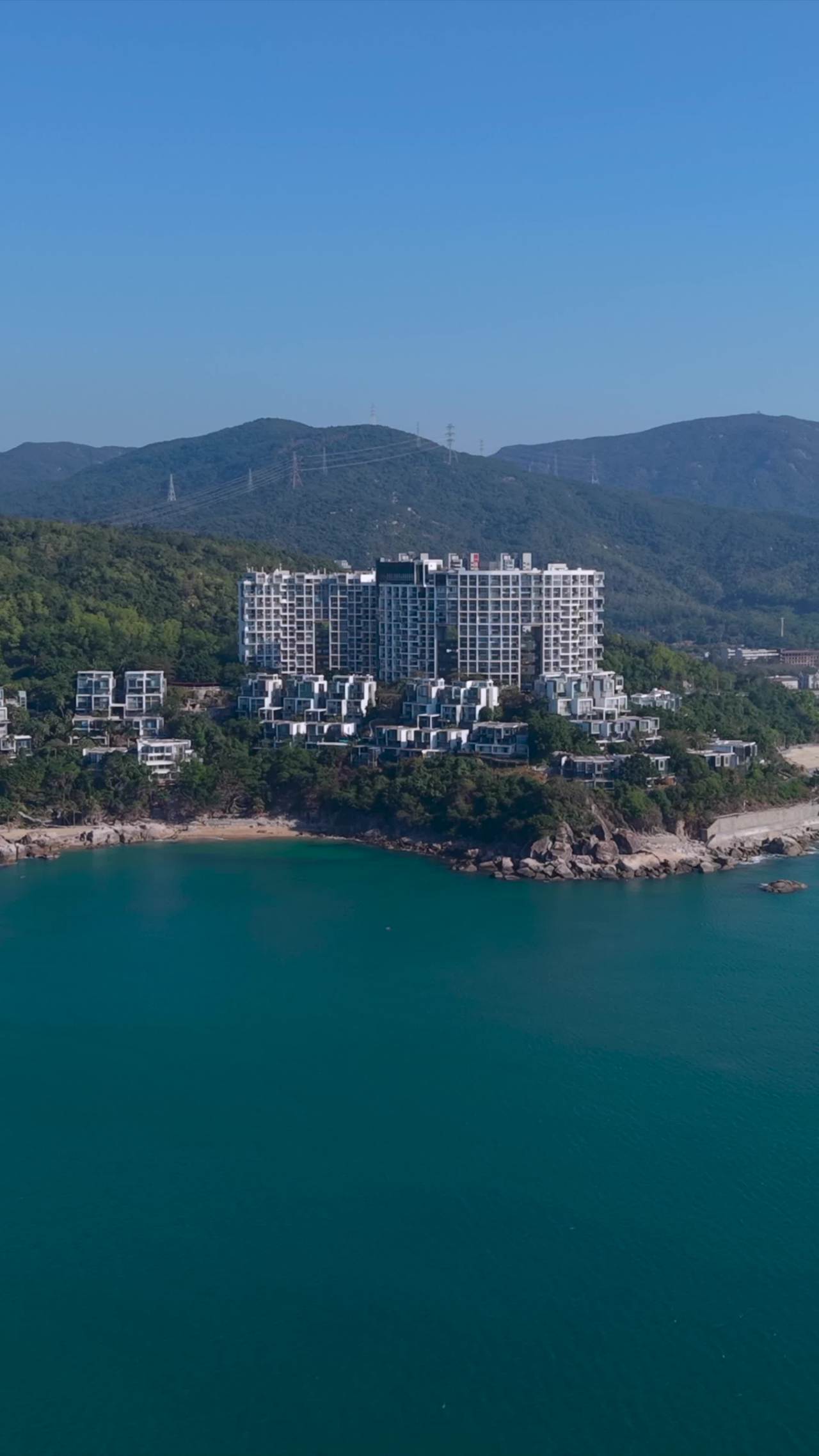 深圳溪涌沙滩竖屏