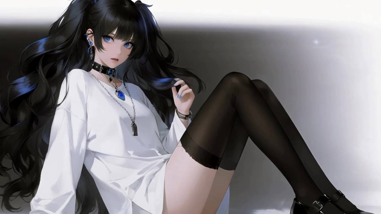 黑丝美女