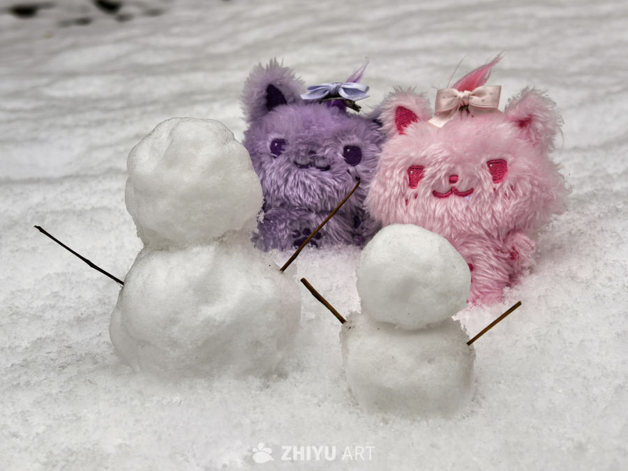 可爱的雪人