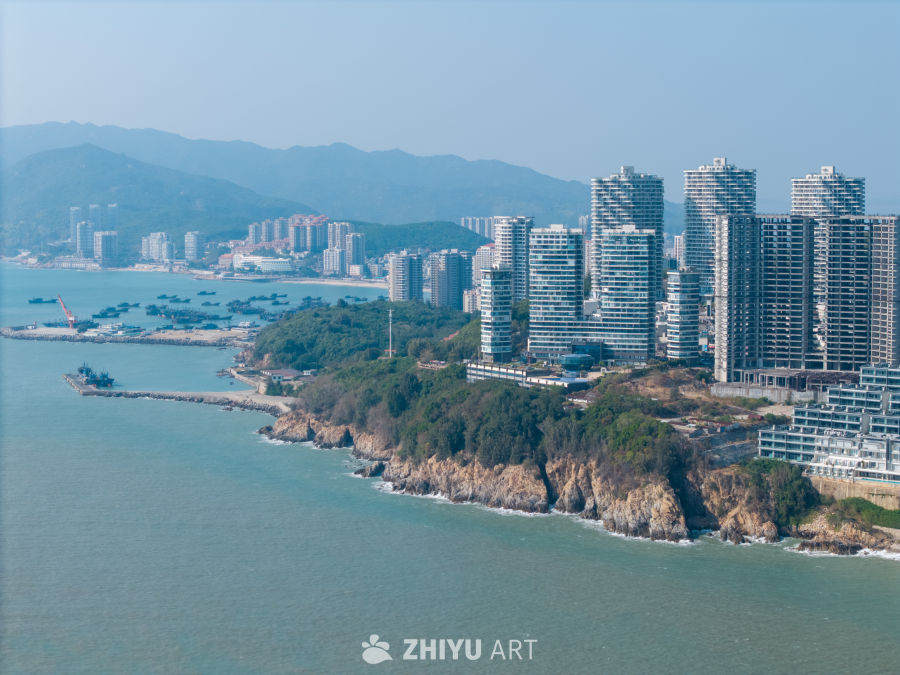 海滨都市风光