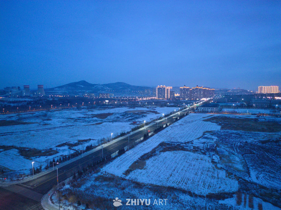 蓝调双鸭山/雪地里的回家路