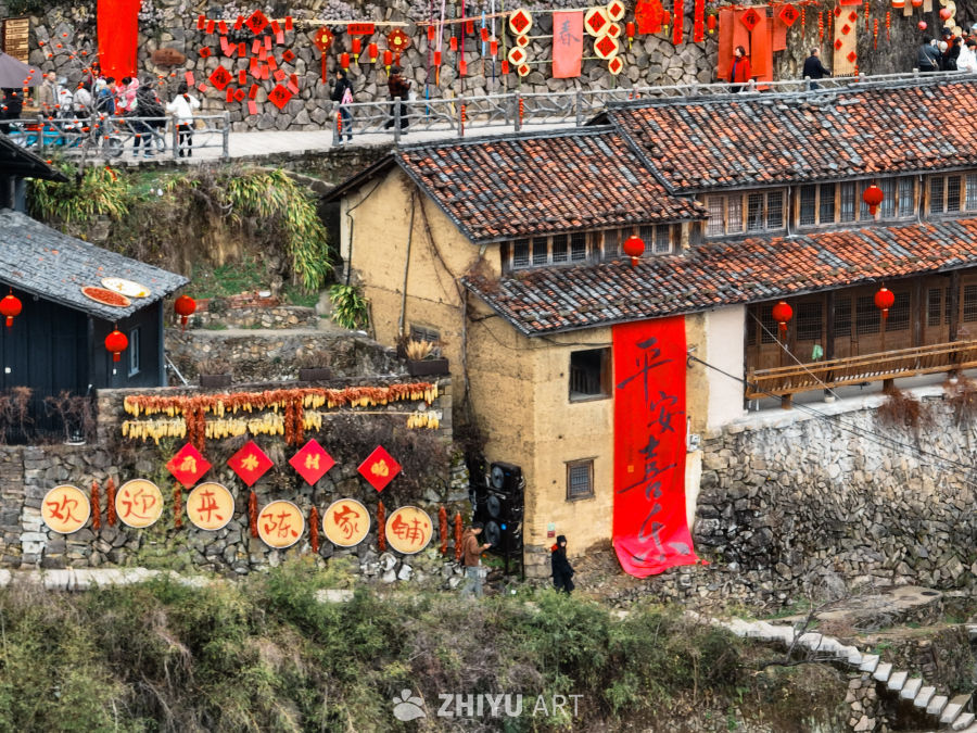 航拍浙江丽水松阳陈家铺村 13