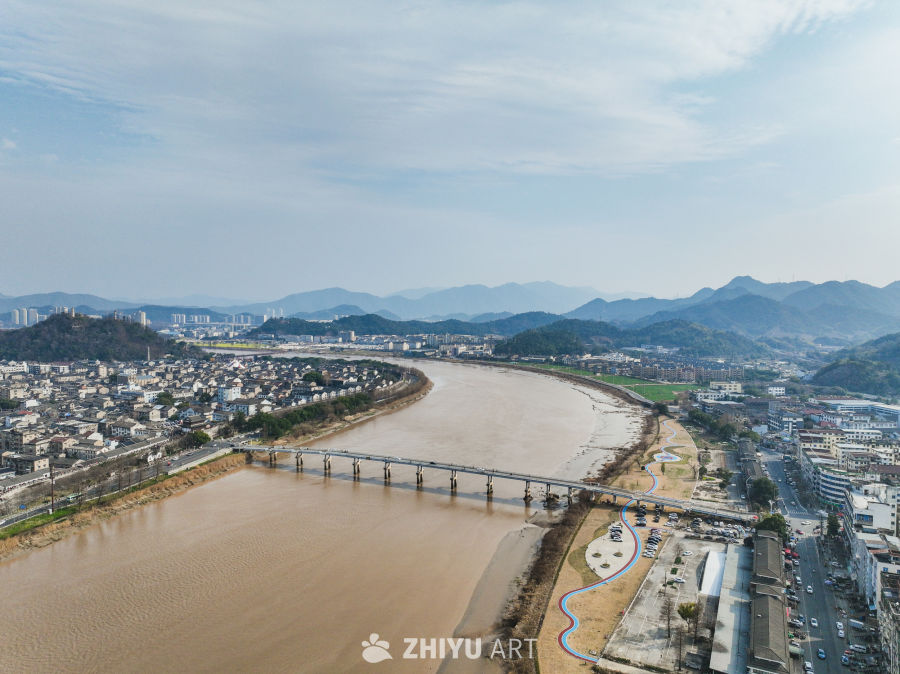 航拍浙江临海台州府城城区风光 24