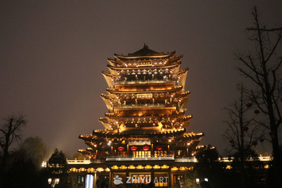 大明湖赏灯