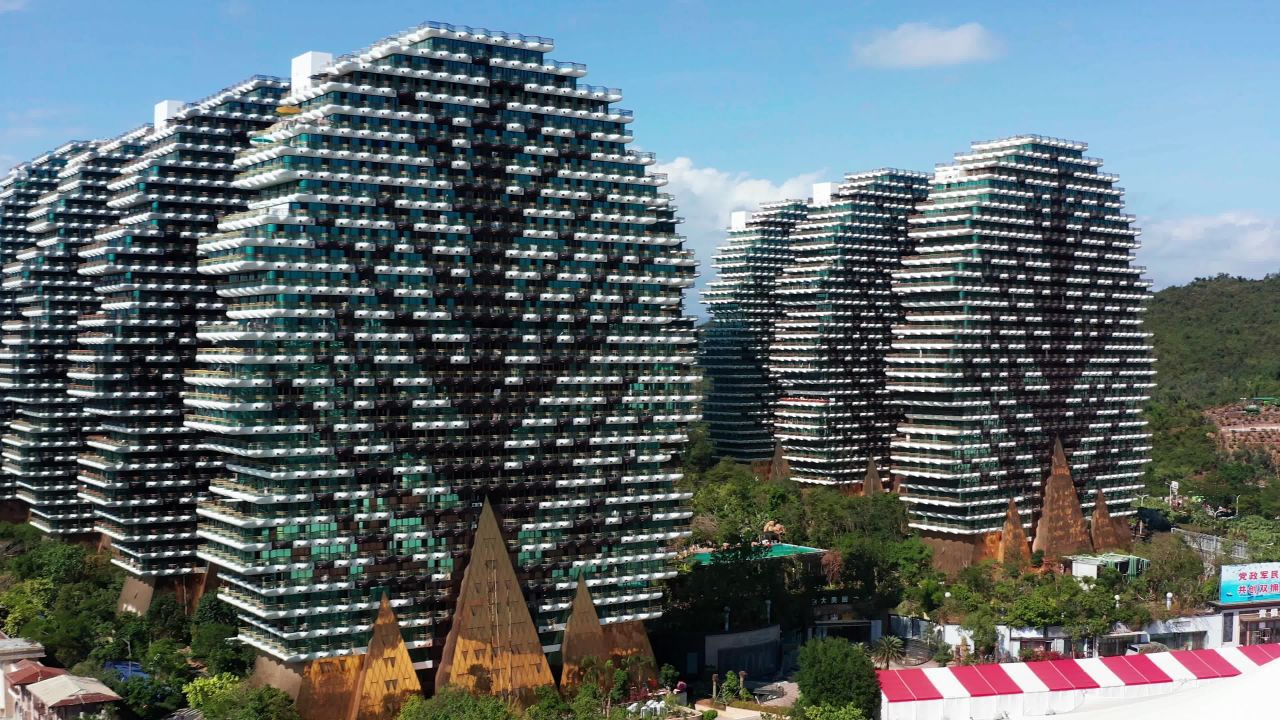 三亚大树公馆特色建筑鸟瞰 六
