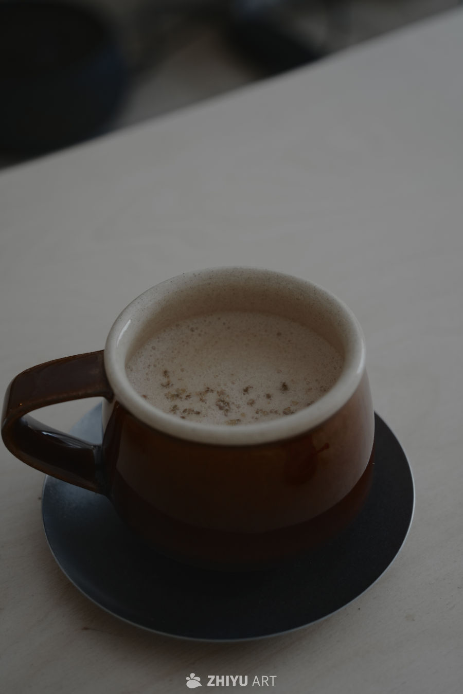 一杯温暖的咖啡时光