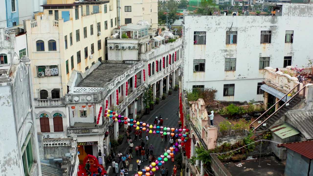 海南骑楼老街 六