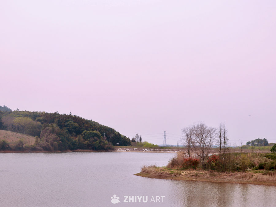 高淳慢城湖畔风光