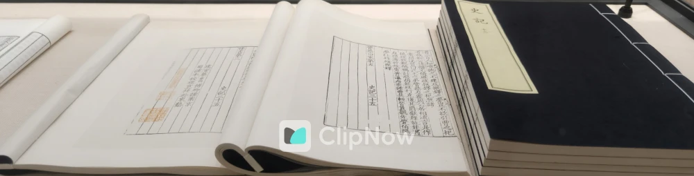 古籍史记线装书特写传统文化历史文献摄影