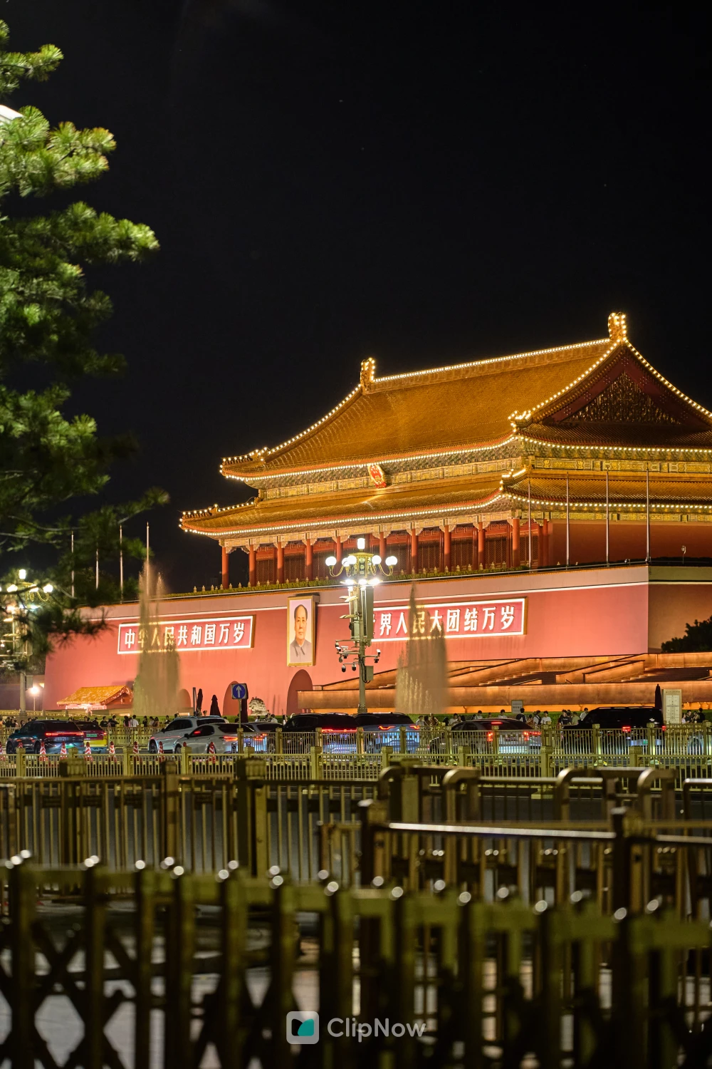 北京天安门城楼夜景风光摄影